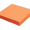 Null 250x Servietten 33 X 33 Cm 1/4 -Falz 3-lagig Orange