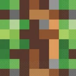 Null TNT Pixel Party 16 Große Servietten