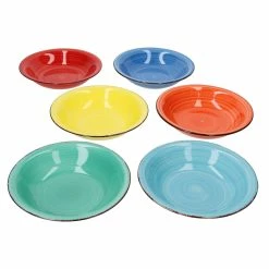 Null 6er Set Suppenteller Colour Power Capri 21cm