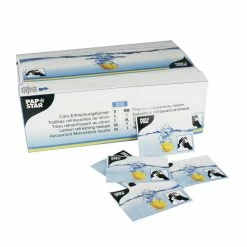 Null 200x PAPSTAR Erfrischungstücher Citrustücher 14 X 14 Cm 100% Vegan