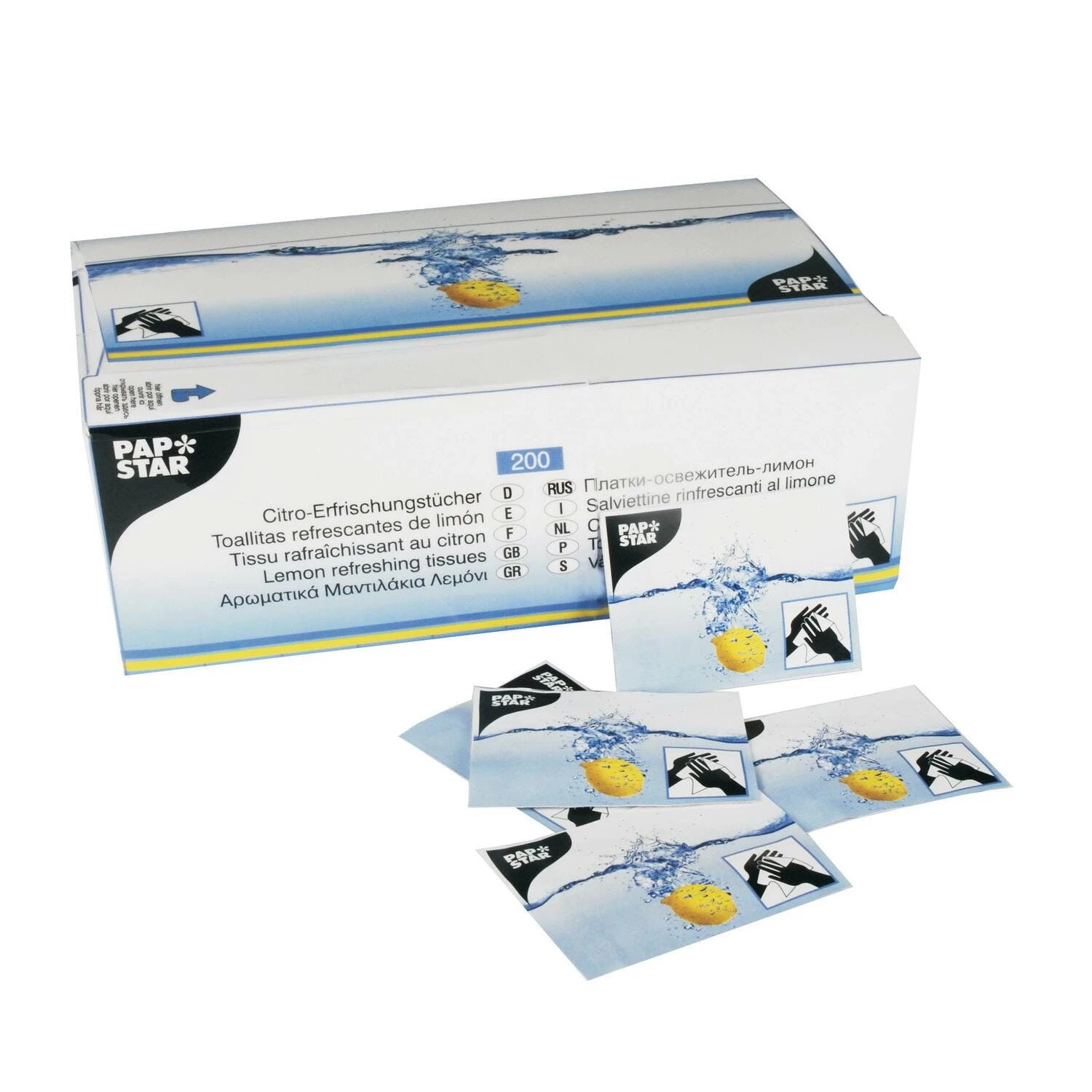 Null 200x PAPSTAR Erfrischungstücher Citrustücher 14 X 14 Cm 100% Vegan 1 Null 200x PAPSTAR Erfrischungstücher Citrustücher 14 X 14 Cm 100% Vegan