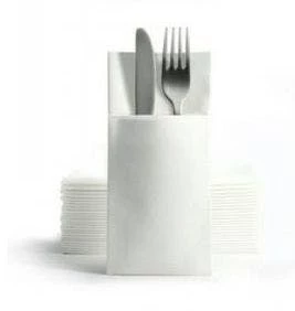 Null 200x Servietten Bestecktaschen 32 X 40 Cm 1/8 -Falz AIRLAID Stoffähnlich 5 Null 200x Servietten Bestecktaschen 32 X 40 Cm 1/8 -Falz AIRLAID Stoffähnlich – Bild 5