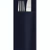 Null 250x Servietten Bestecktaschen Premium 32 X 40 Cm Airlaid Schwarz
