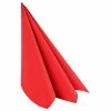 Null 50x Servietten Airlaid 40x40cm 1/4 -Falz Stoffähnlich Hochwertig Rot