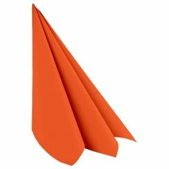 Null 50x Servietten Airlaid 40x40cm 1/4 -Falz Stoffähnlich Hochw. Terracotta