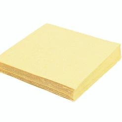 Null 1000x Servietten 33 X 33 Cm 1/4-Falz 3-lagig Champagner