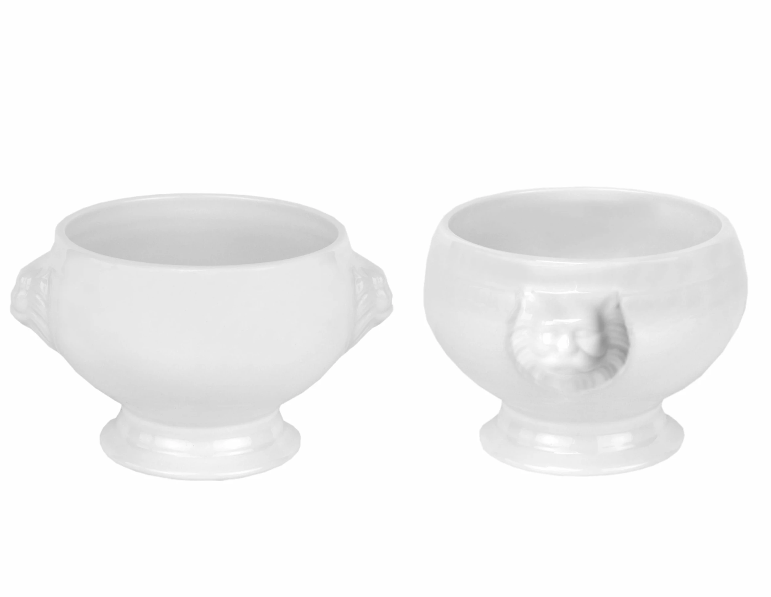 Null 4er Set Löwenkopfterrine - Suppentasse 0,4L 2 Null 4er Set Löwenkopfterrine - Suppentasse 0,4L – Bild 2