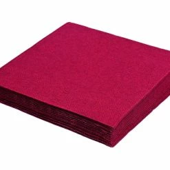 Null 250x Servietten 40 X 40cm 1/4 -Falz 3-lagig Bordeaux