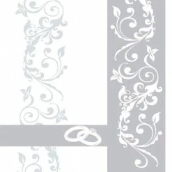 Null 50x Motivservietten Airlaid 40 X 40 Cm "Goldene Tauben + Ringe" Hochzeit -Null Shop f0d0503b 2a04 4839 9eaa a31e2ea029a4